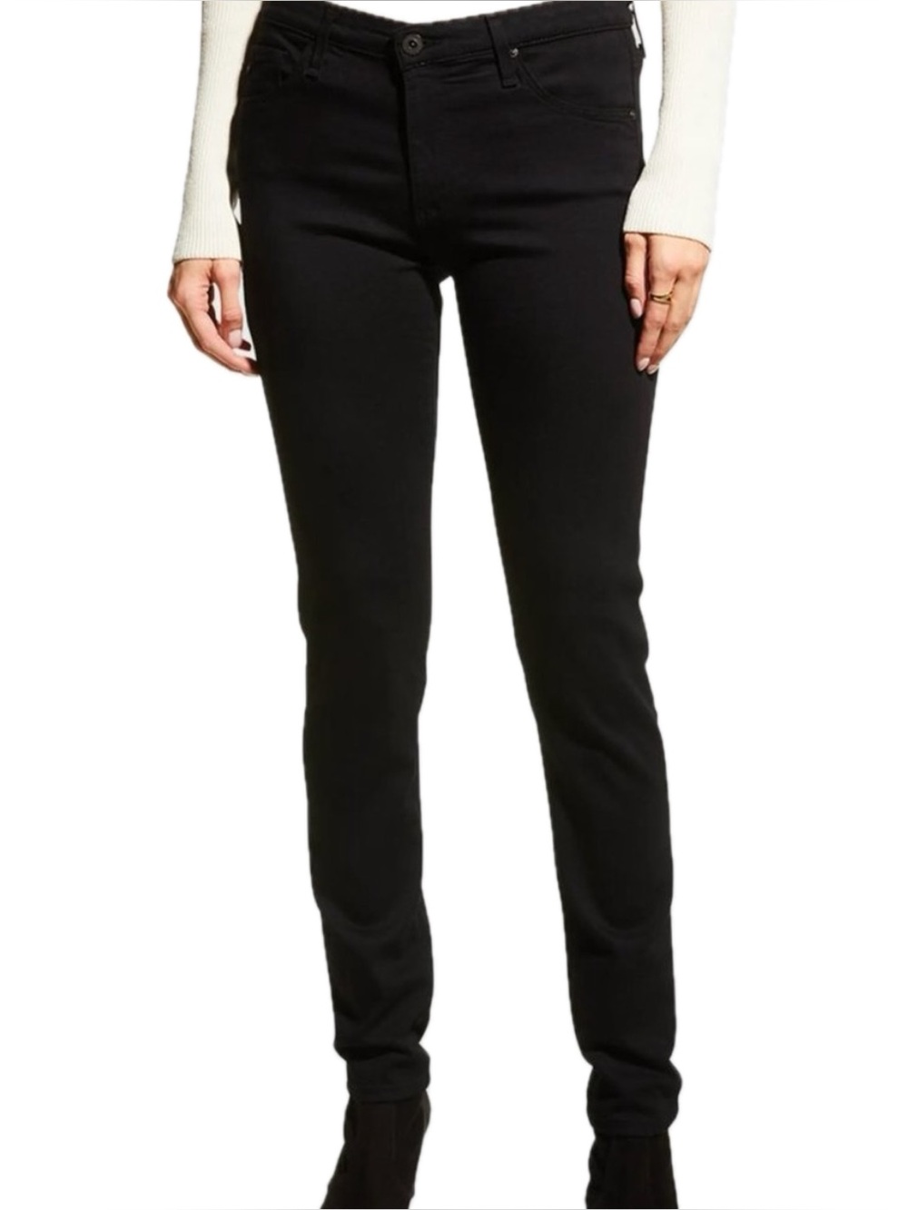 Adriano Goldschmied The Stilt Cigarette Leg Jeans in Black
